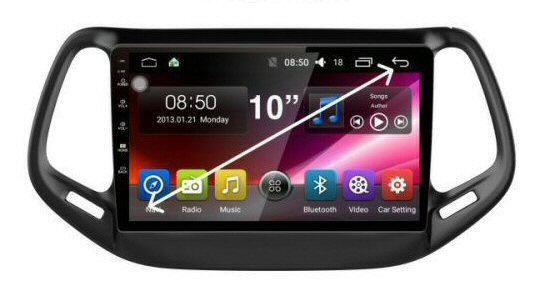 Jeep Compass Stereo Head Unit